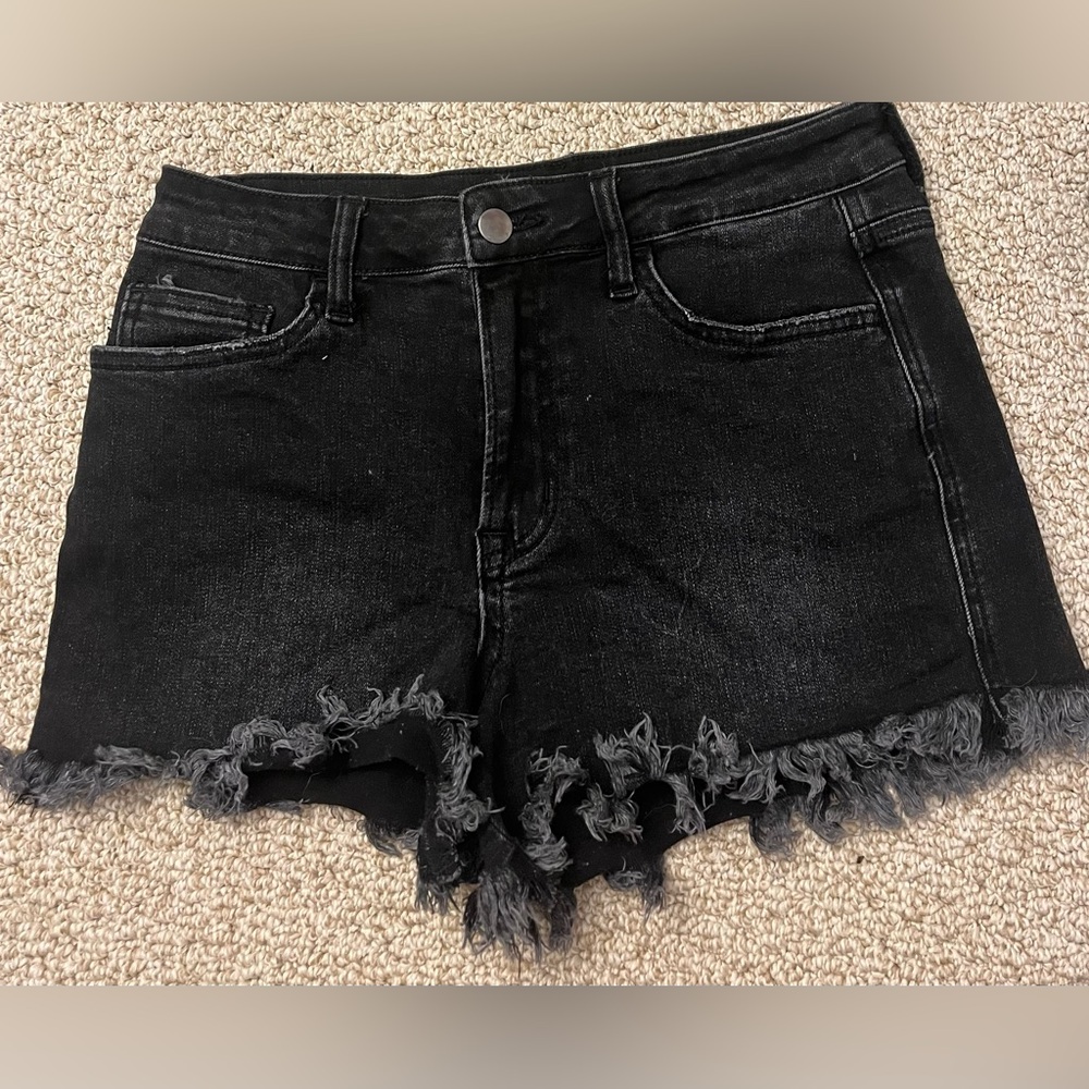 Altard State Black Jean Shorts